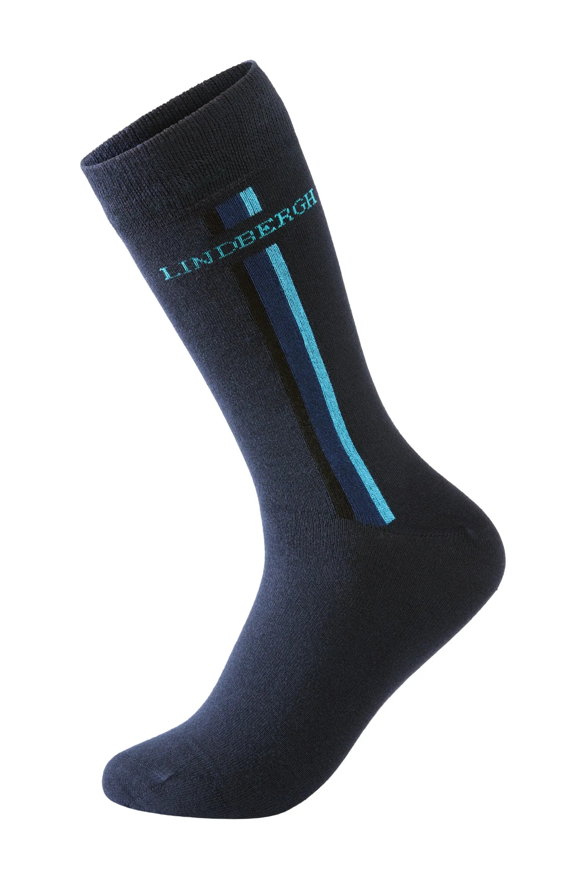 Lindbergh - Bamboo sock (Blue logo socks)