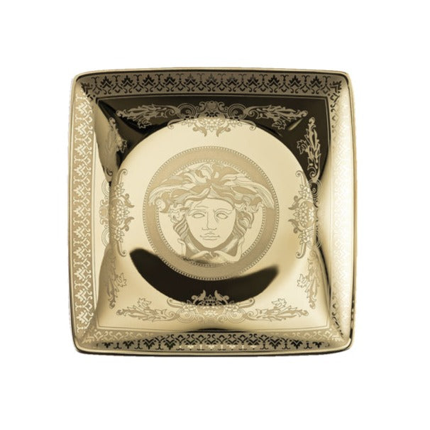 Versace Golden Medusa Bowl 12CM Square