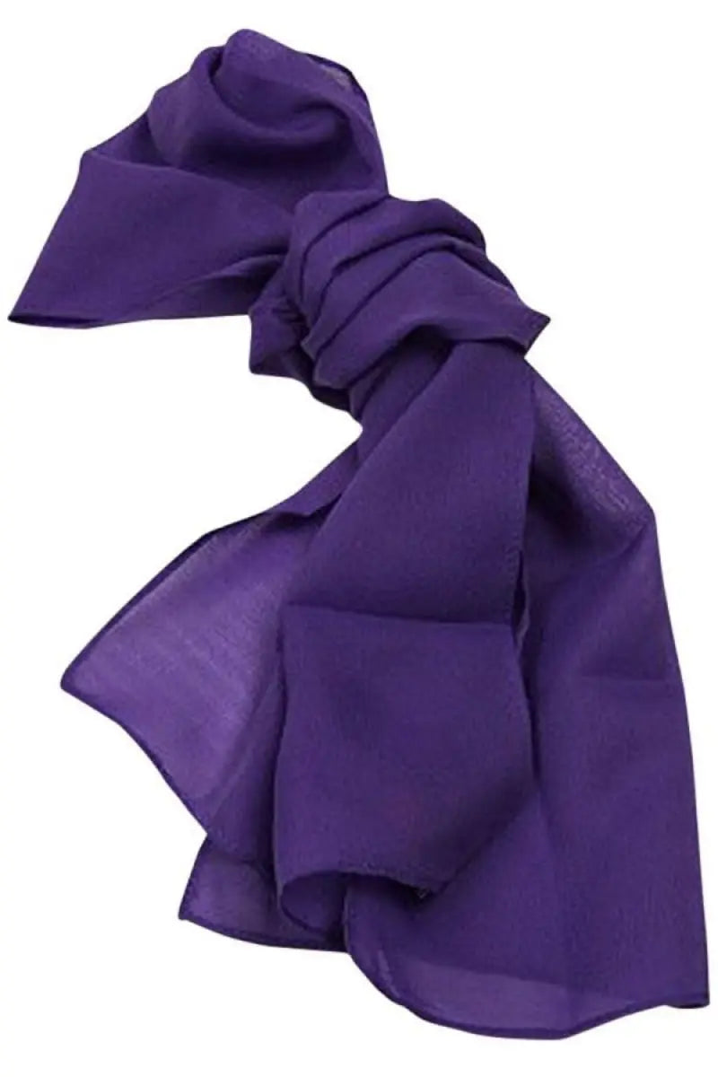 Dame chiffon tørklæde (Purple)