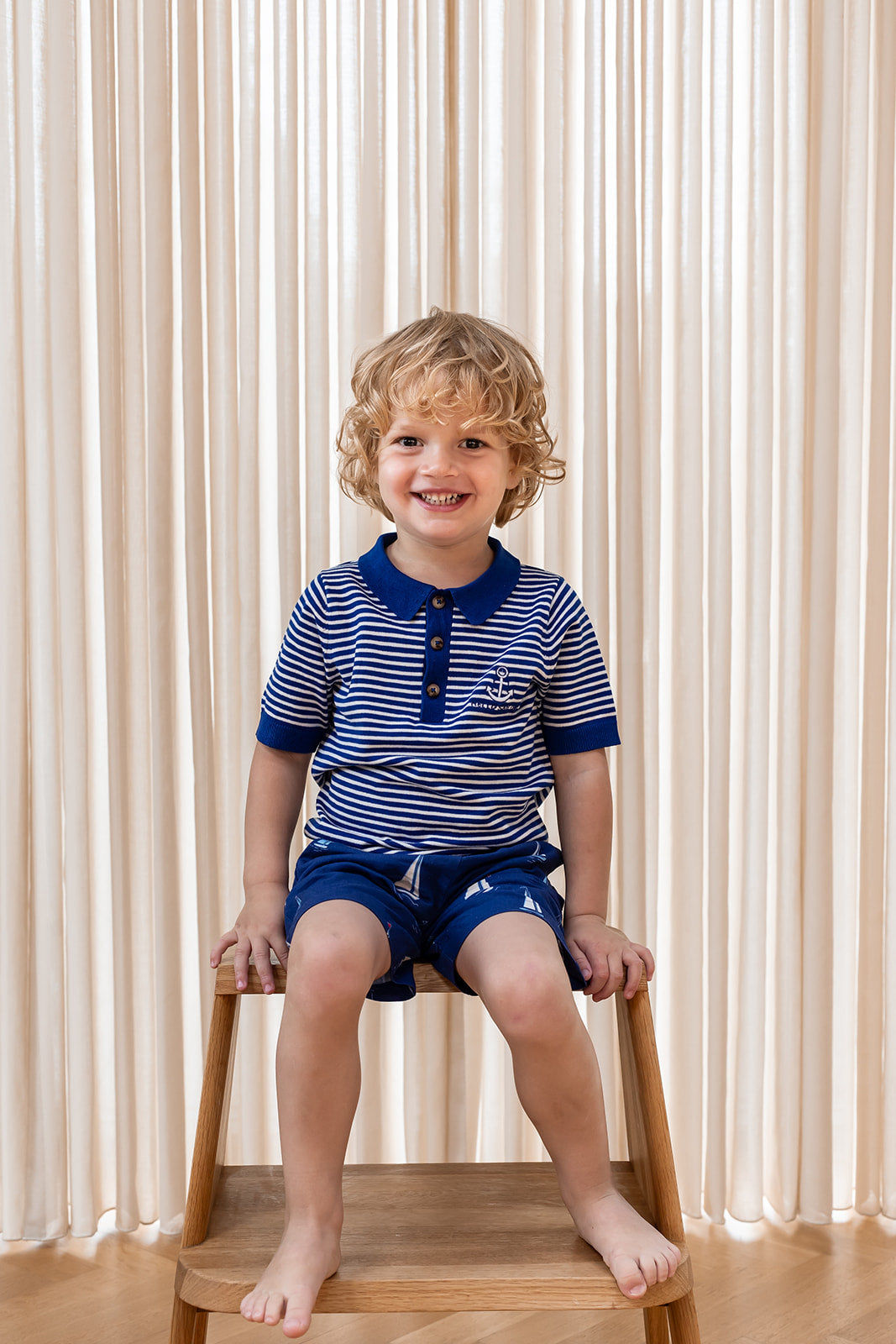 Anchor Stripe Polo bolur