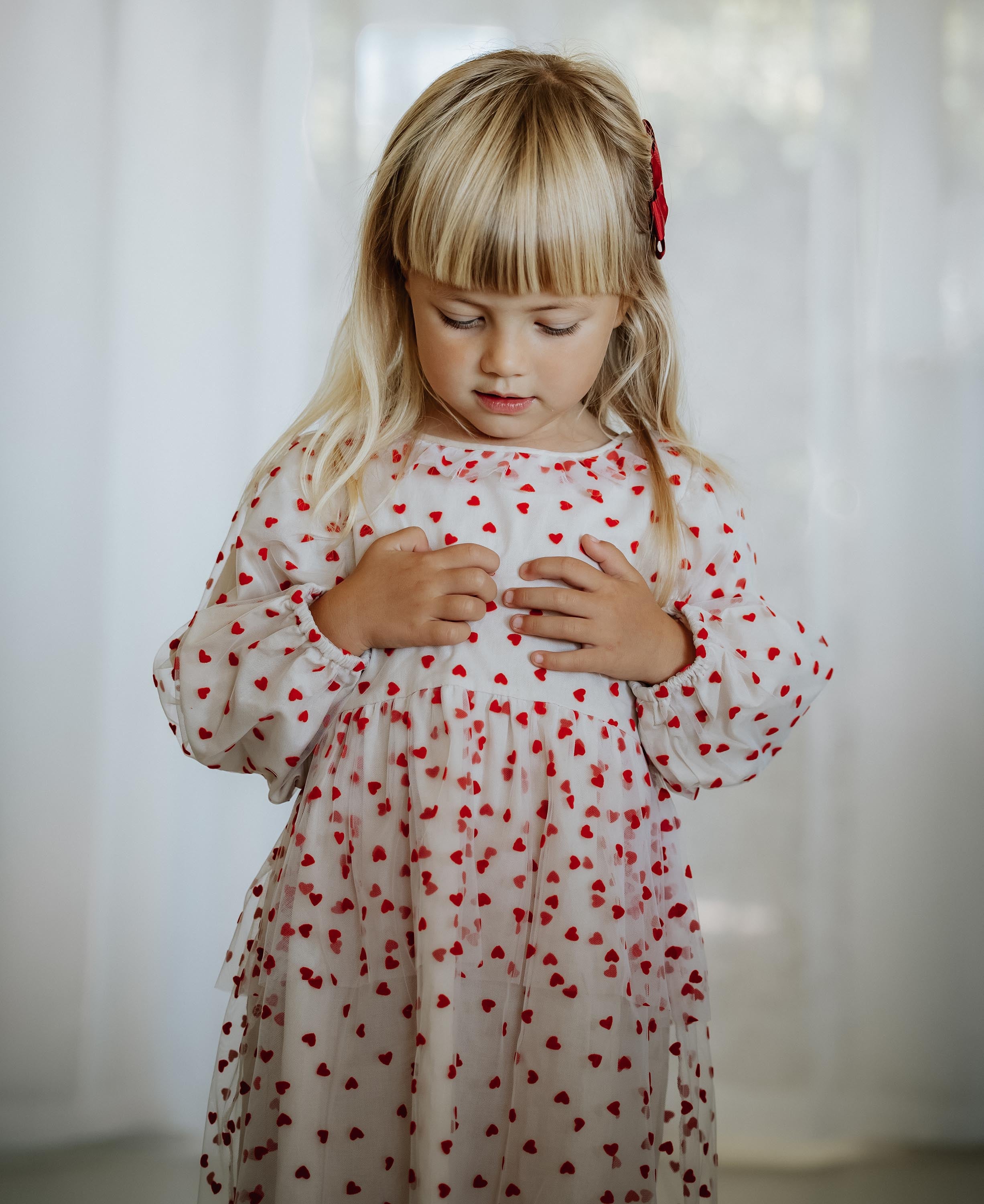 TULLE HEART Kjóll
