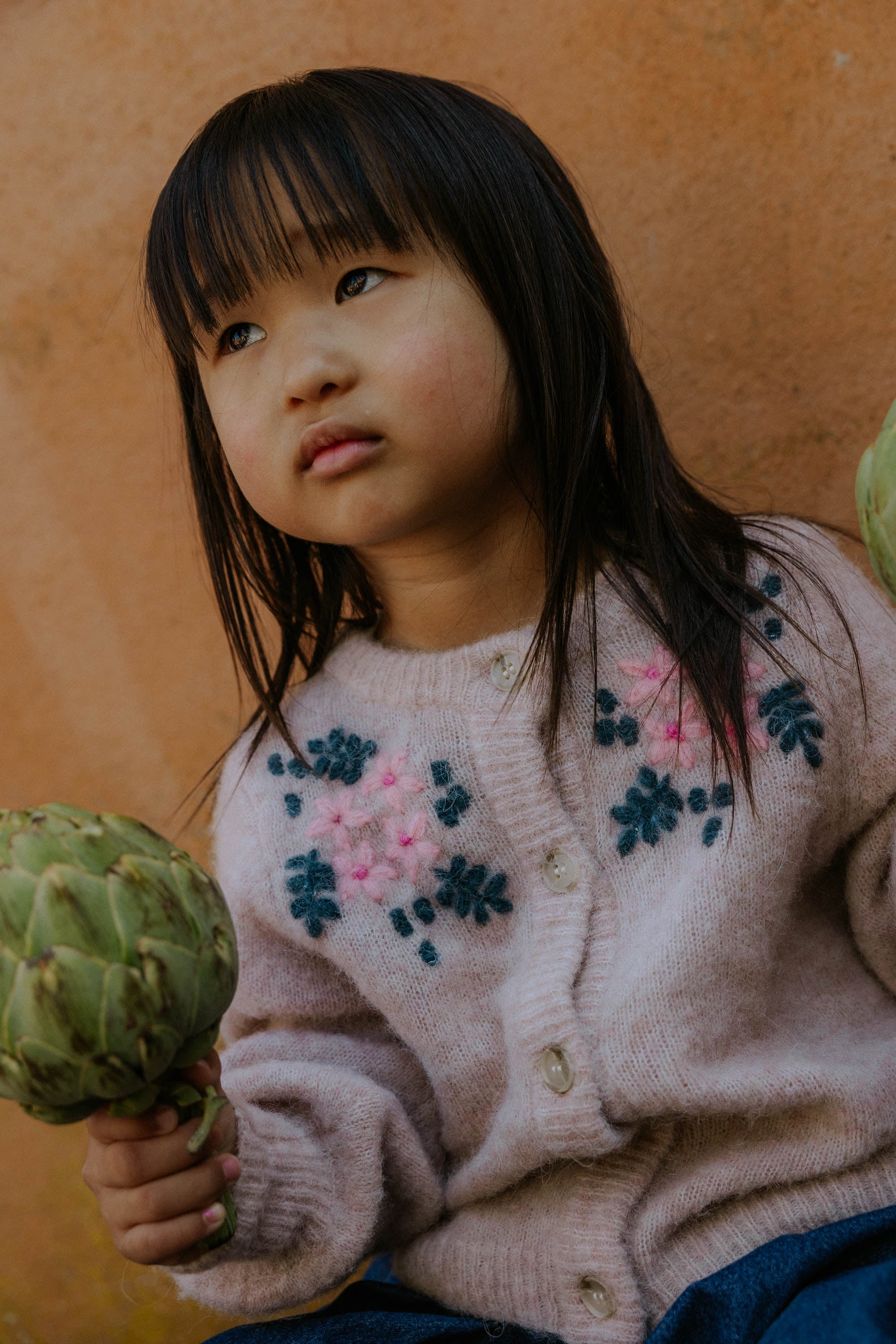 STAR ALPACA peysa með útsaumum