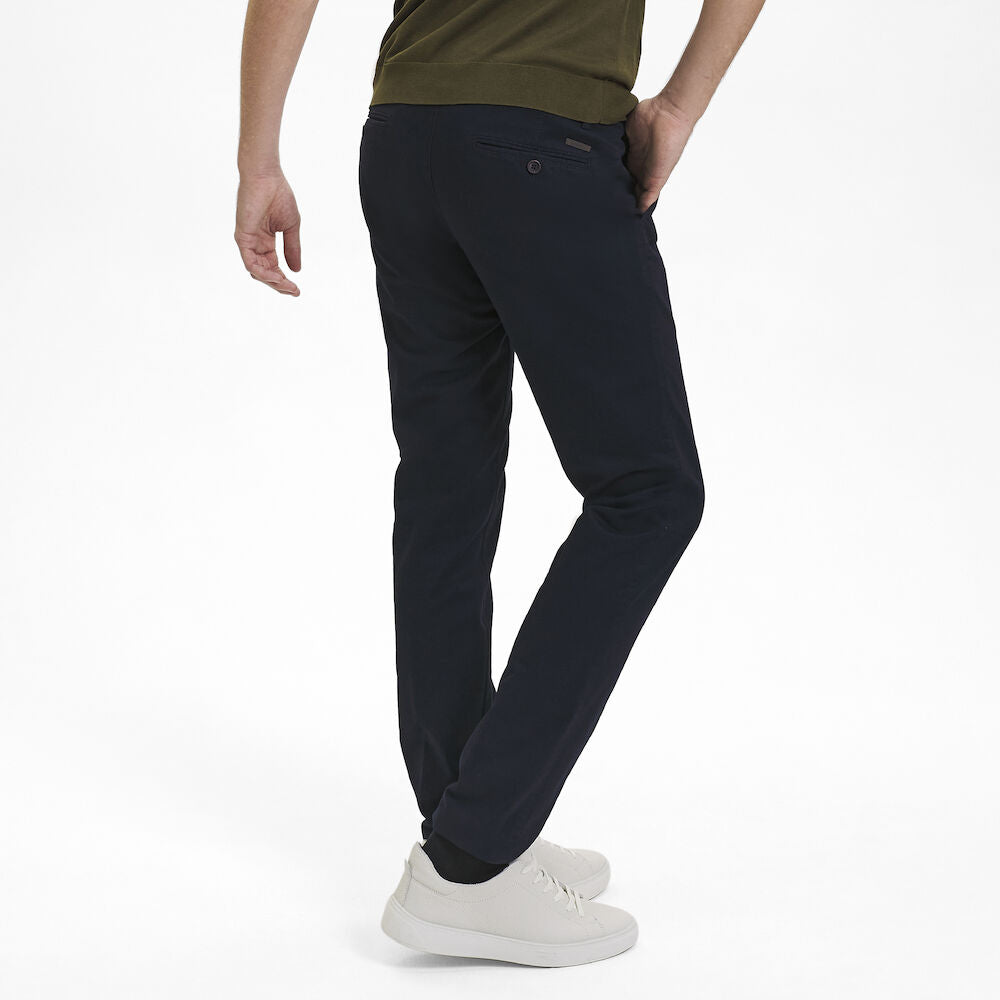 Sunwill Chinobuxur Twill Fitted fit, Dark Navy