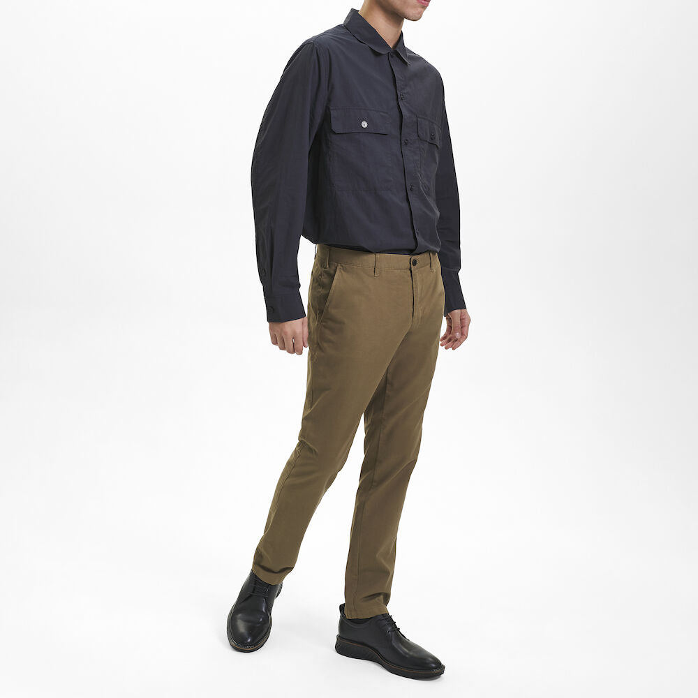 Sunwill Chinobuxur Twill Fitted fit, Dark sand