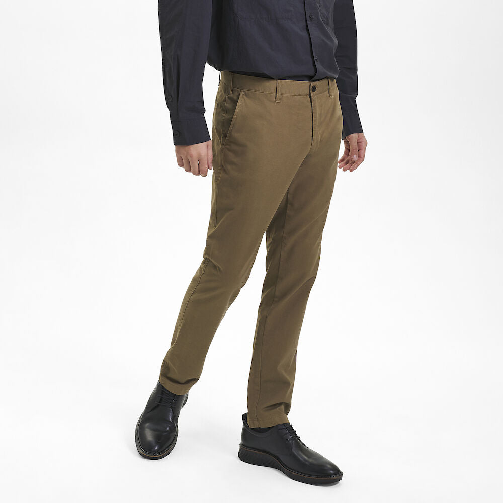 Sunwill Chinobuxur Twill Fitted fit, Dark sand
