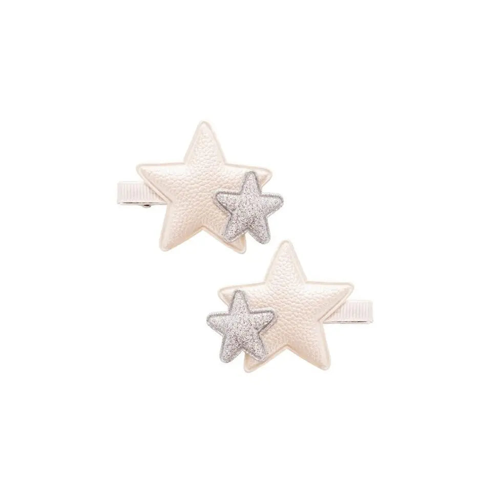 Double Star Clip Set Amira (moonbeam/galaxy)