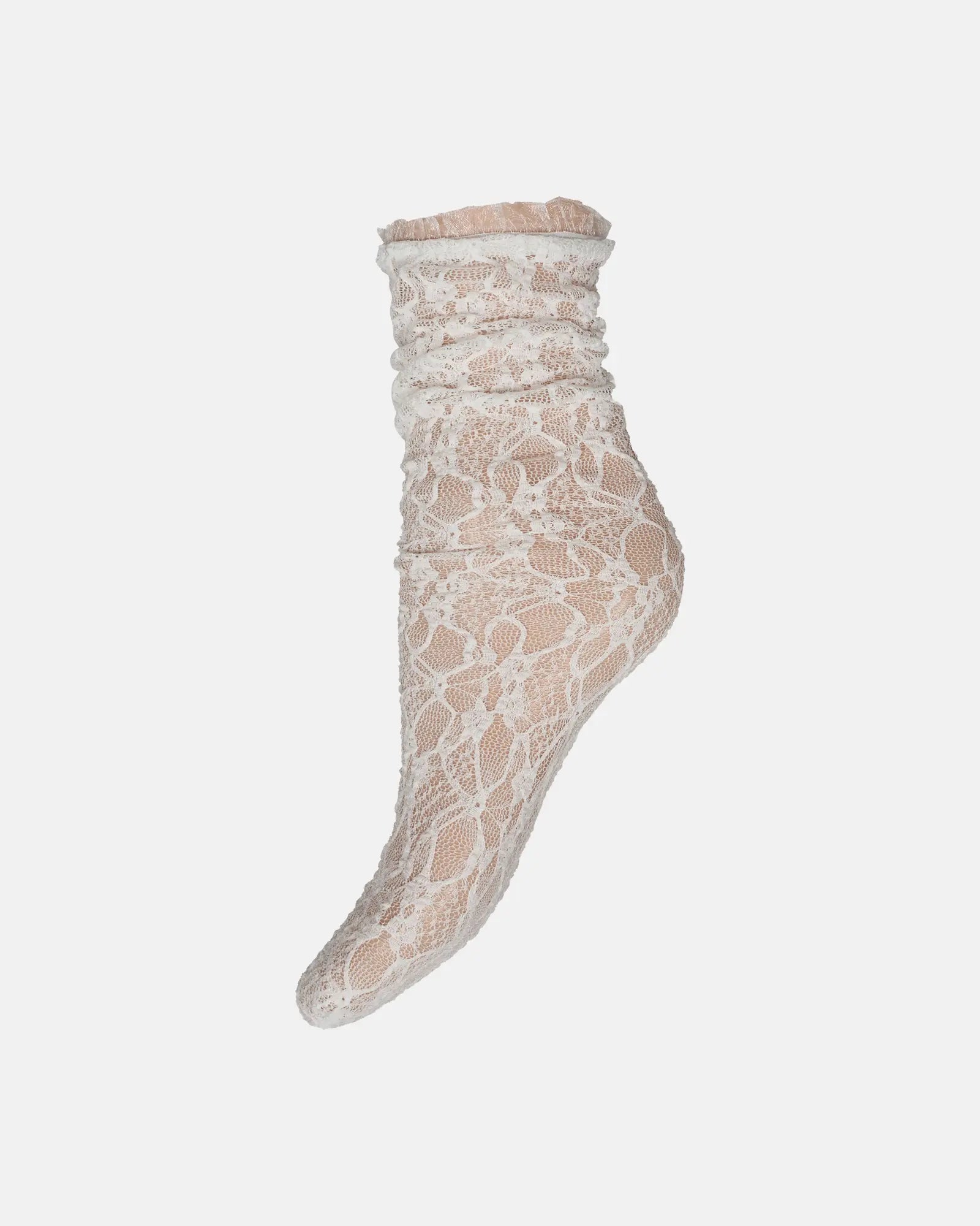 HYPETHEDETAiL lace fall down-White