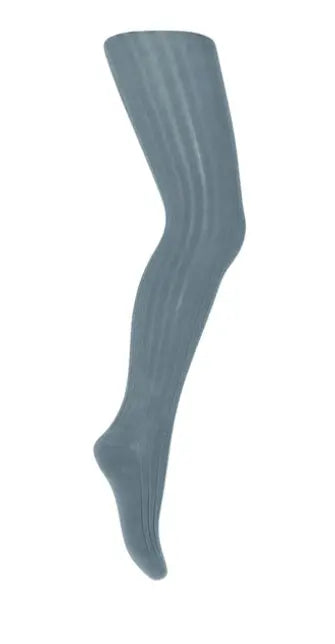 Cotton rib tights, soft breathable ribbed cotton tights for everyday comfort and fit