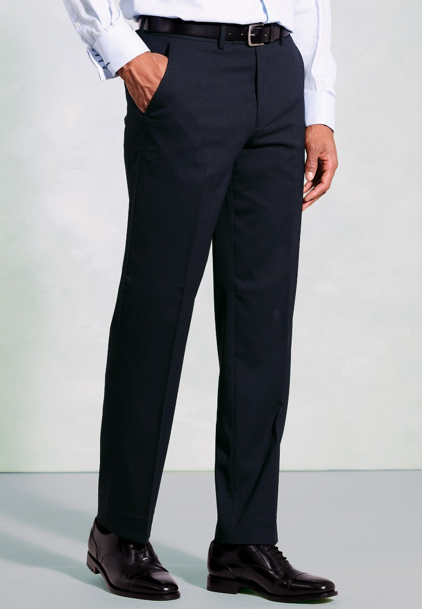 Brook Taverner Herrabuxur Aldwych Tailored Fit, Dökkblár