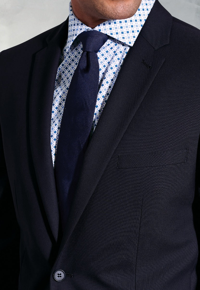 Brook Taverner Herrajakki Dijon Tailored Fit, Dökkblár