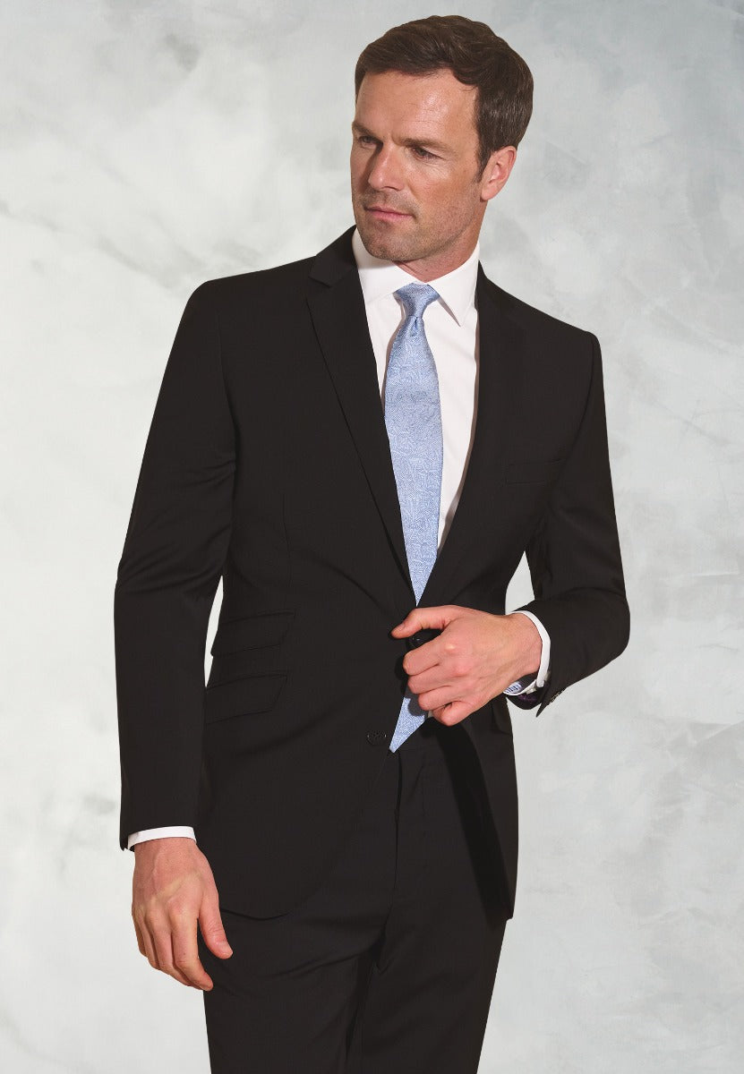 Brook Taverner Jakki Cassino Slim Fit, Svartur