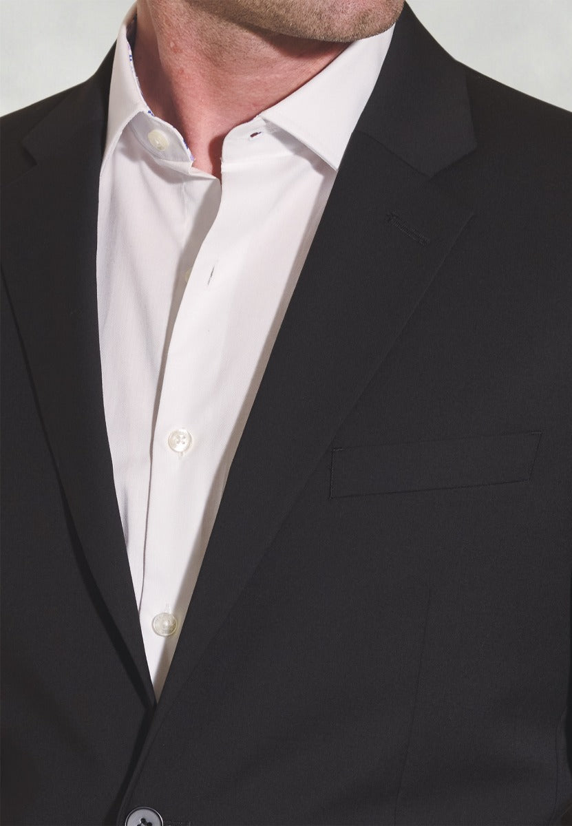 Brook Taverner Herrajakki Avalino Tailored Fit, Svartur