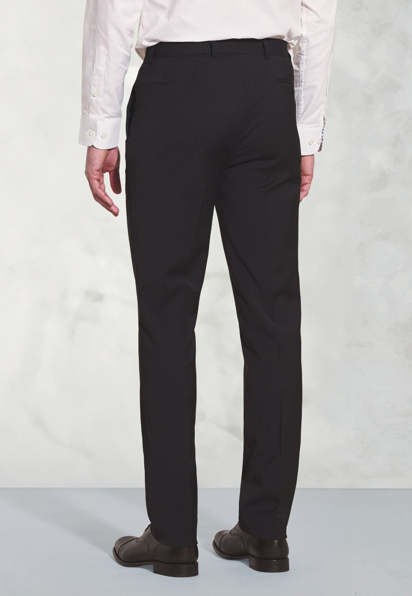 Brook Taverner Herrabuxur Avalino Tailored Fit, Svartur