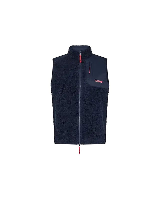 Dovre Women Teddy Fleece Vest (Navy)
