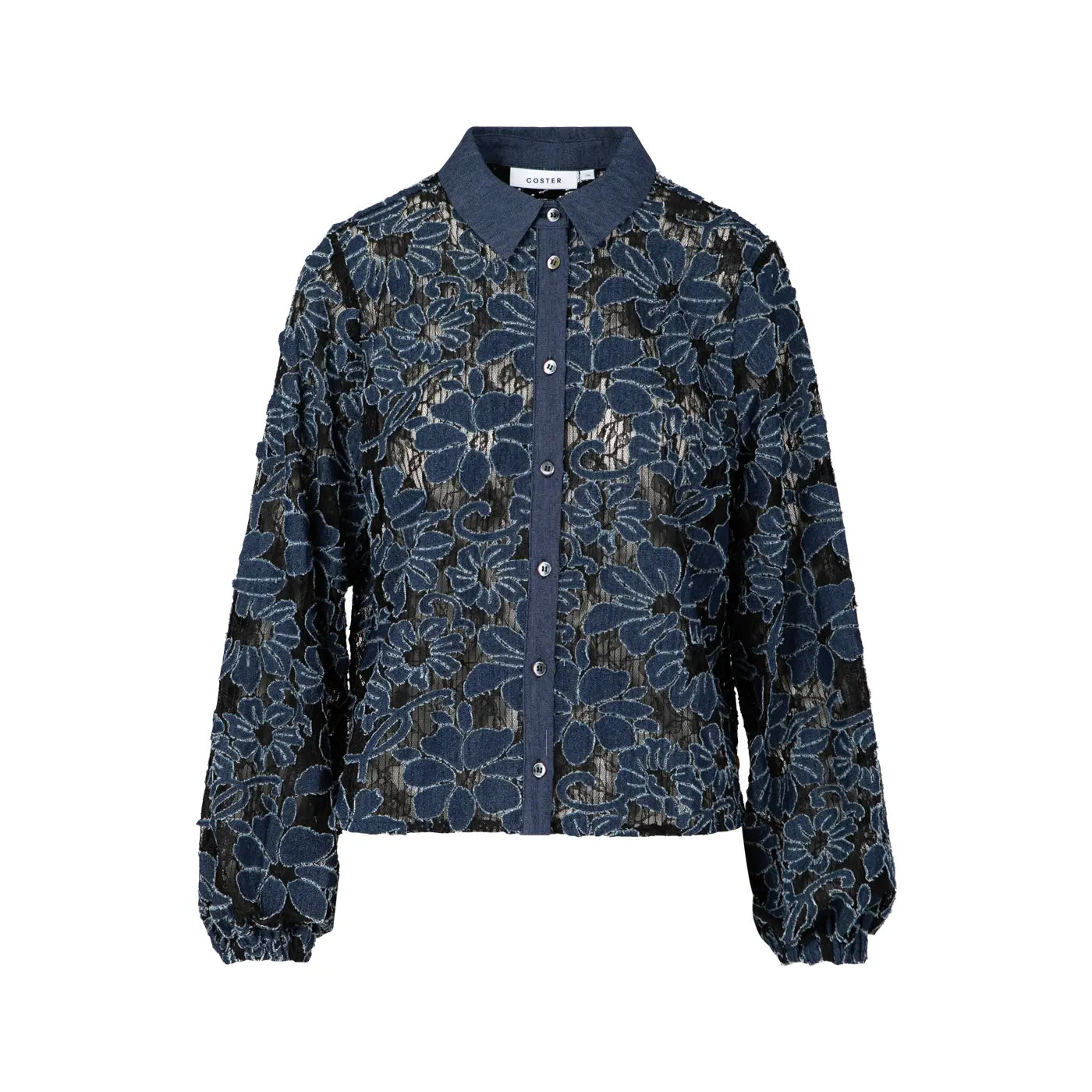 Blómamunstur gallaskyrta