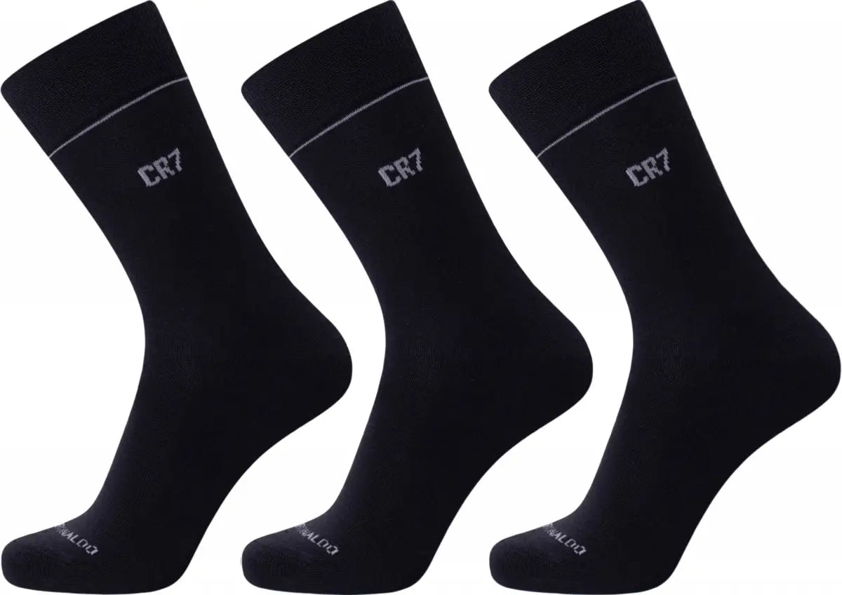 CR7 Mens socks 3-pack (Black)