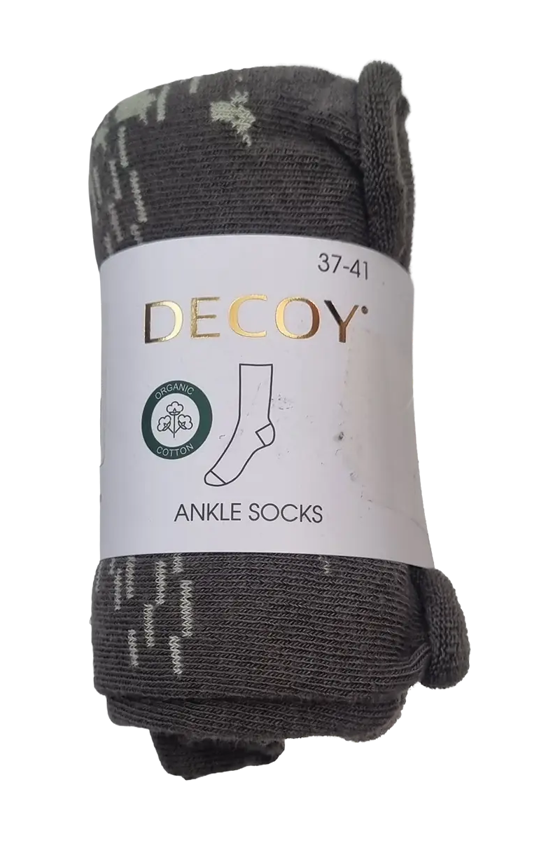 DECOY fineknit bómulasokkar