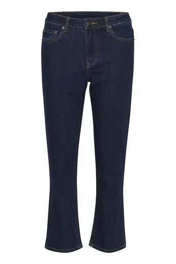 KAsinem Jeans Cropped (Dark unwashed blue)
