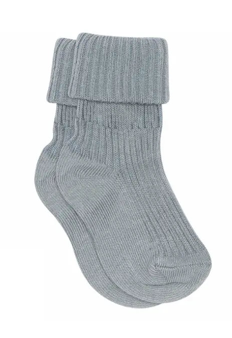 Cotton rib socks in soft breathable knit for everyday comfort and gentle wear