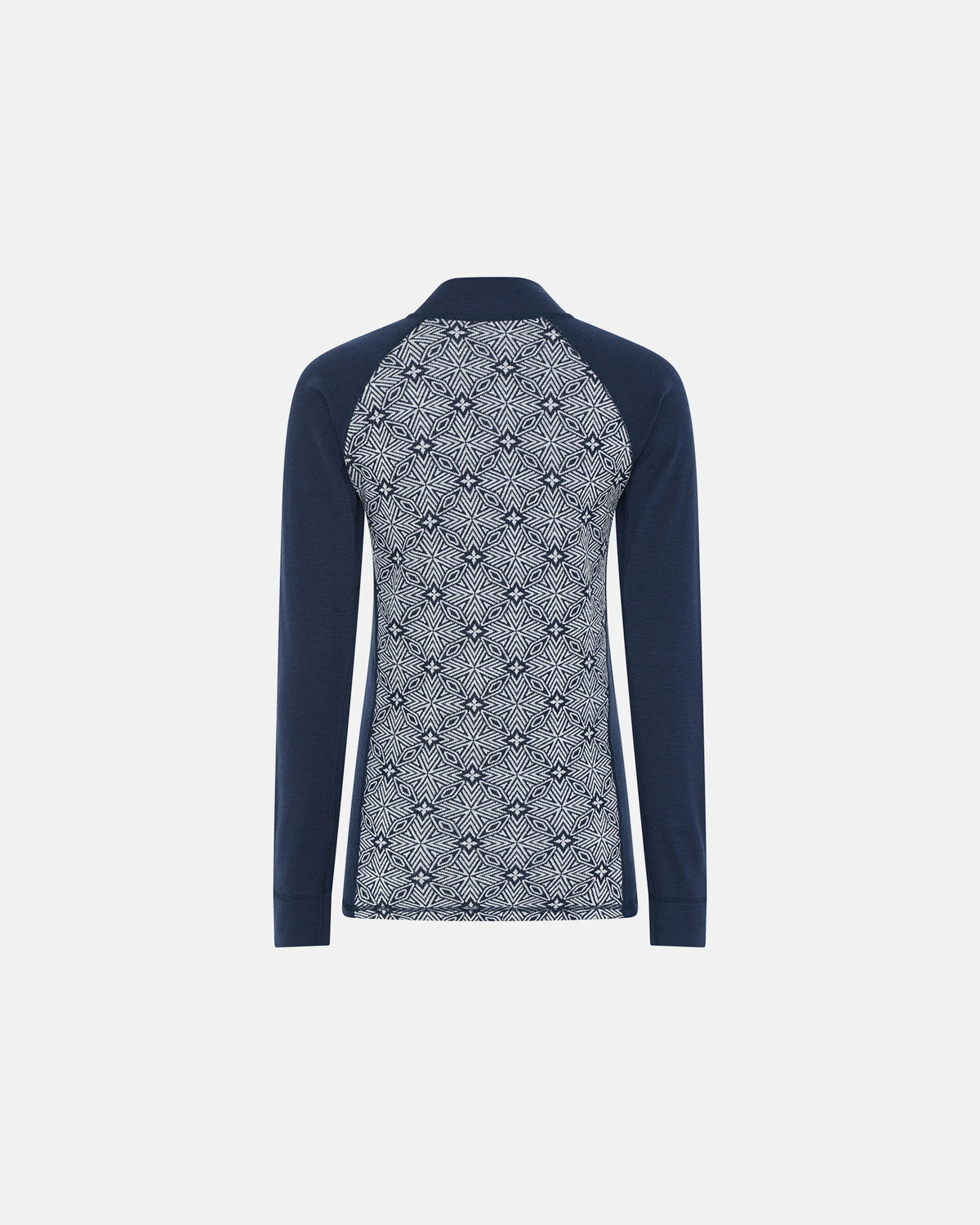 DOVRE síðermabolur úr merino ull, blár - heildarmynd