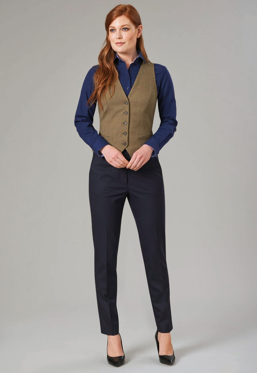 Brook Taverner Dömubuxur Paris Slim Leg, Dökkblár