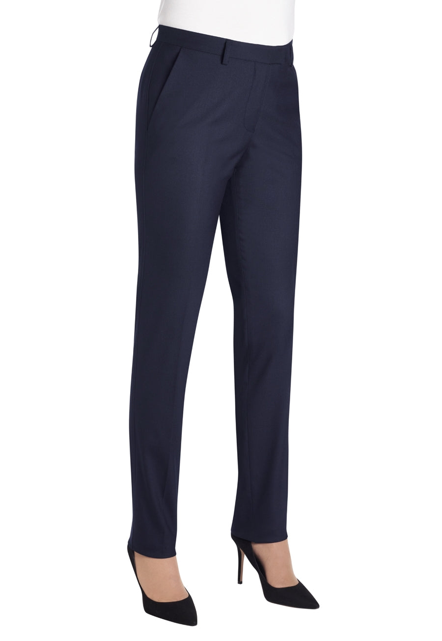 Brook Taverner Dömubuxur Paris Slim Leg, Dökkblár