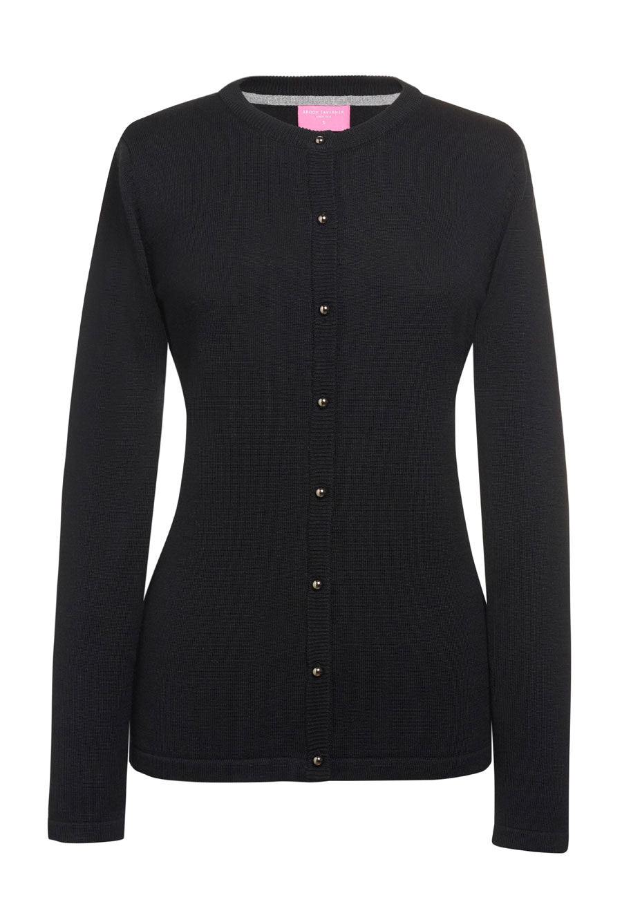 Brook Taverner Dömupeysa Seattle Crew Neck, Svartur