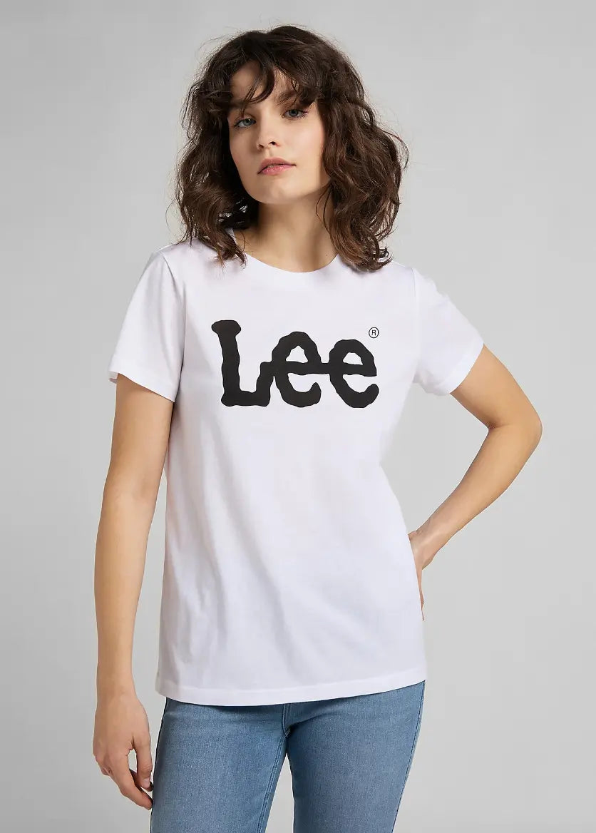 Lee Bolur Logo Tee, Hvítur