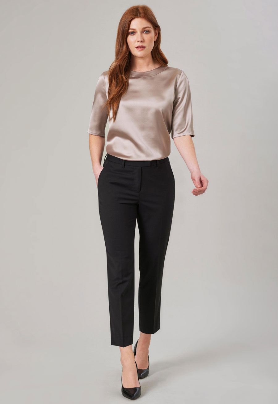 Brook Taverner Dömubuxur Torino Slim Leg, Svartur