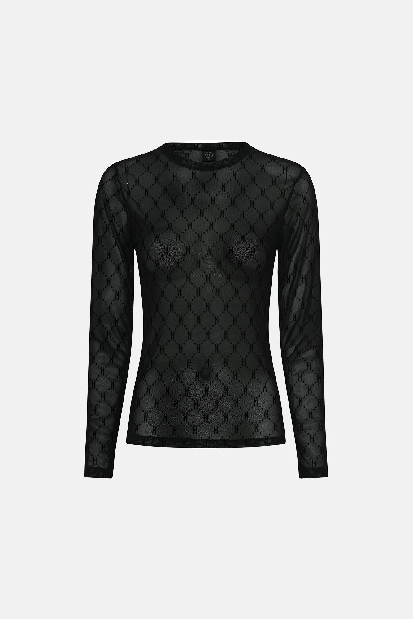 HYPETHEDETAiL mesh blússa