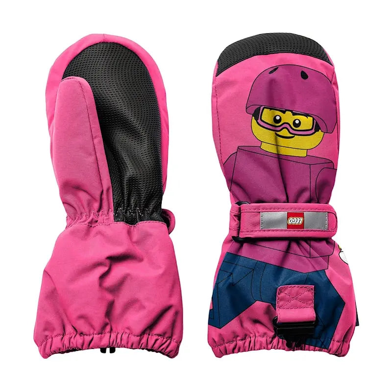 LWAGAN 812 - MITTENS W/MEM. (Pink)