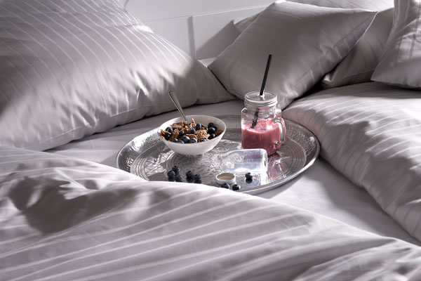 Ginza rúmföt sett - Grátt