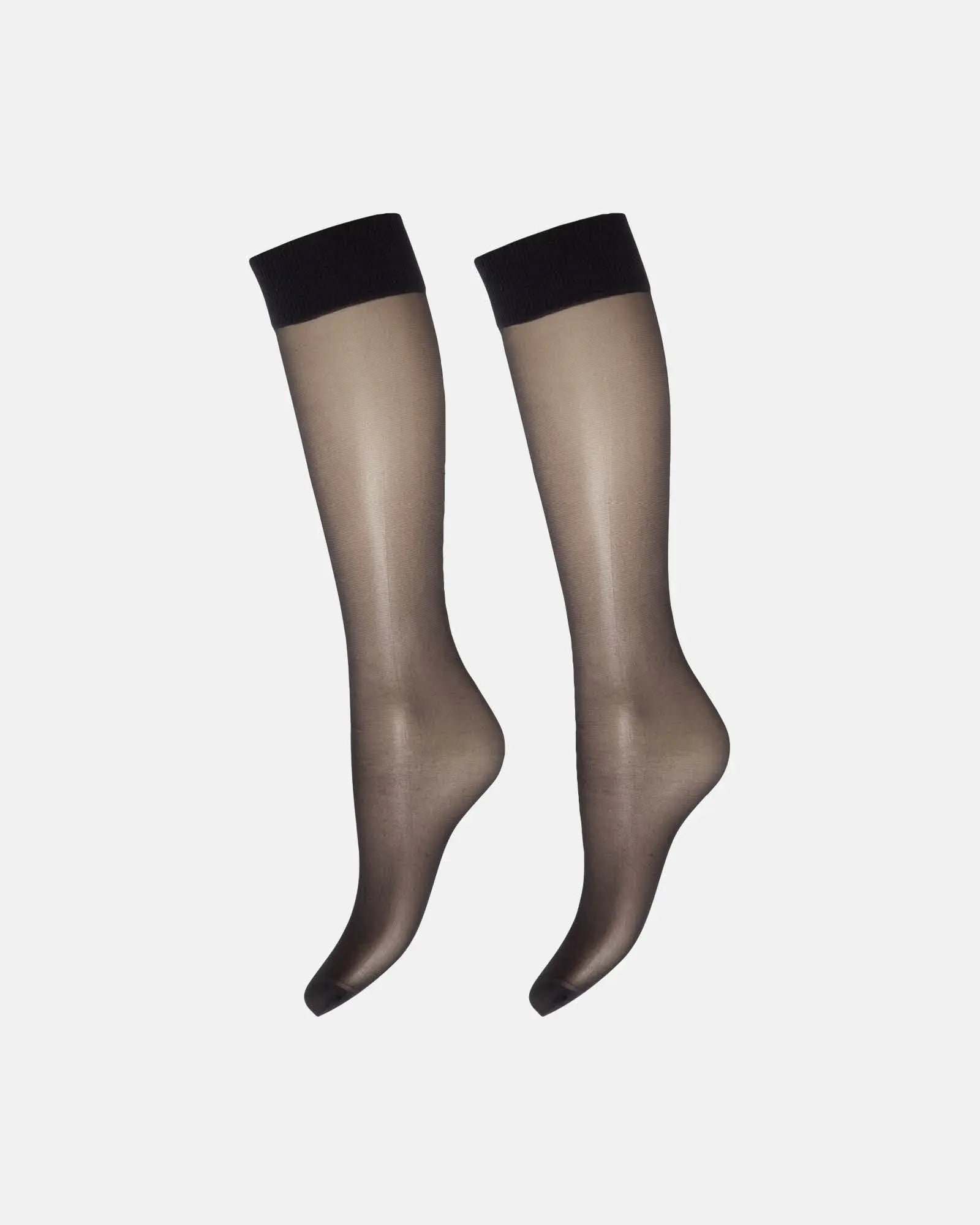 DECOY KNEE HIGH SOFT LUX 2PK 15DEN (Black)