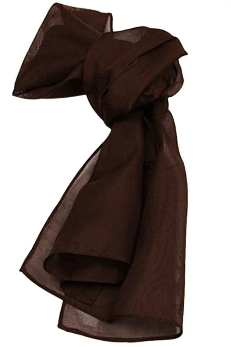 Dame chiffon tørklæde (Brown)