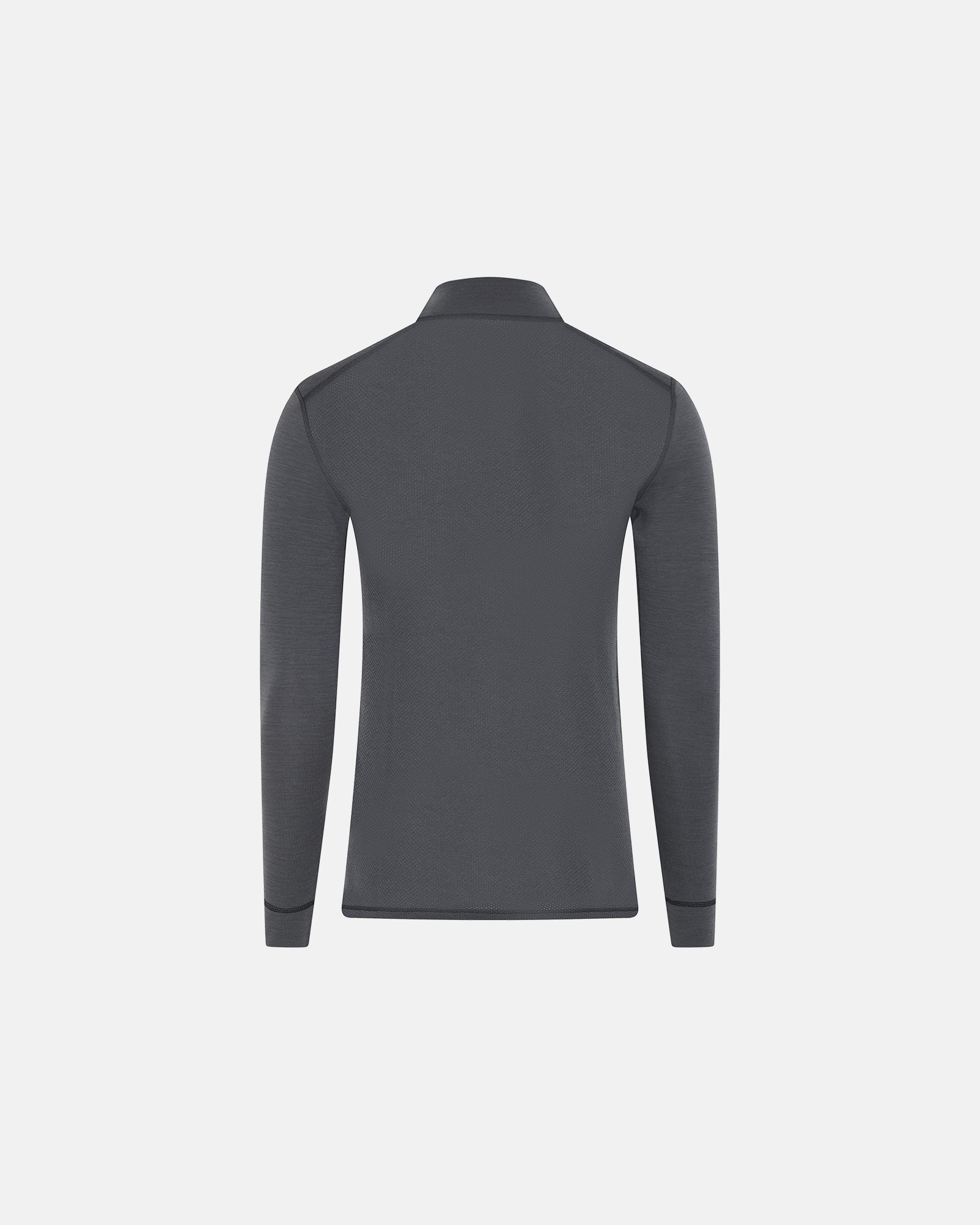 DOVRE WOOL LS SHIRT WITH ZIP