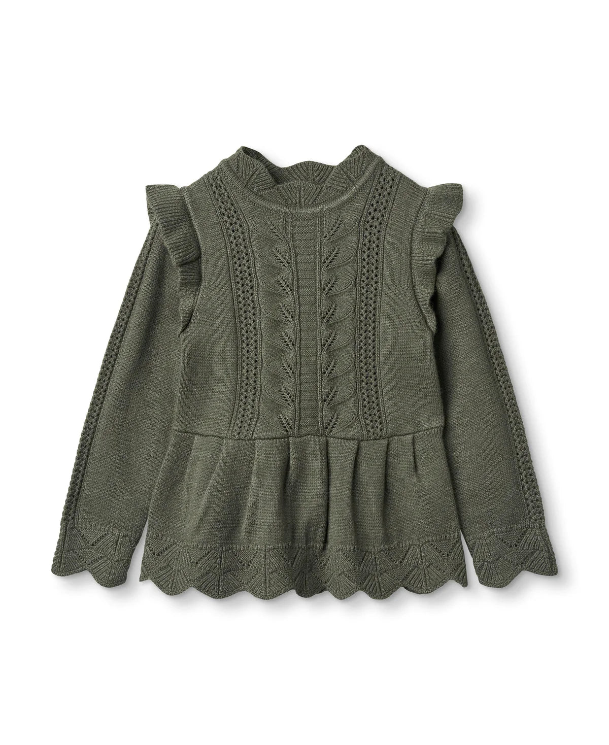 ALILLY PEPLUM PULLOVER-BEETLE