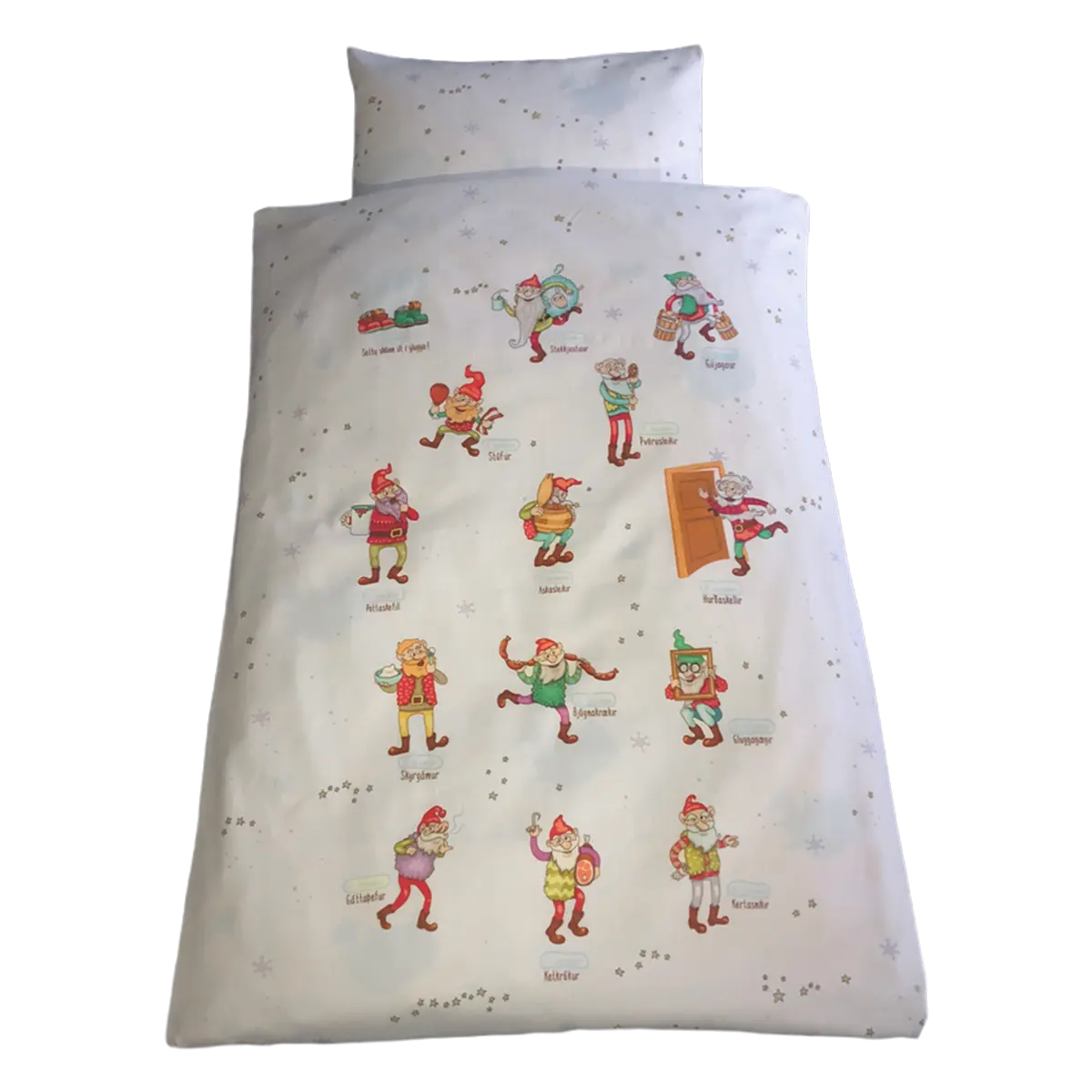 Jólarúmföt - Jólasveinar 140x200+50x70