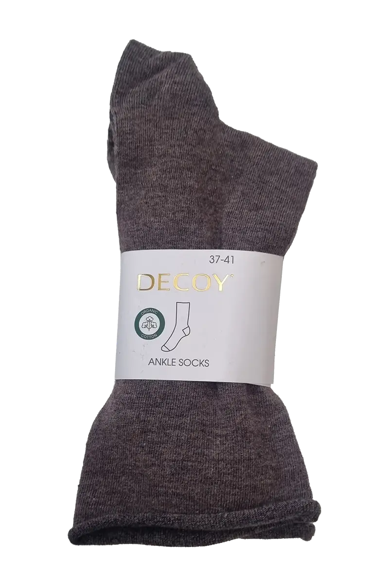 DECOY fineknit bómulasokkar