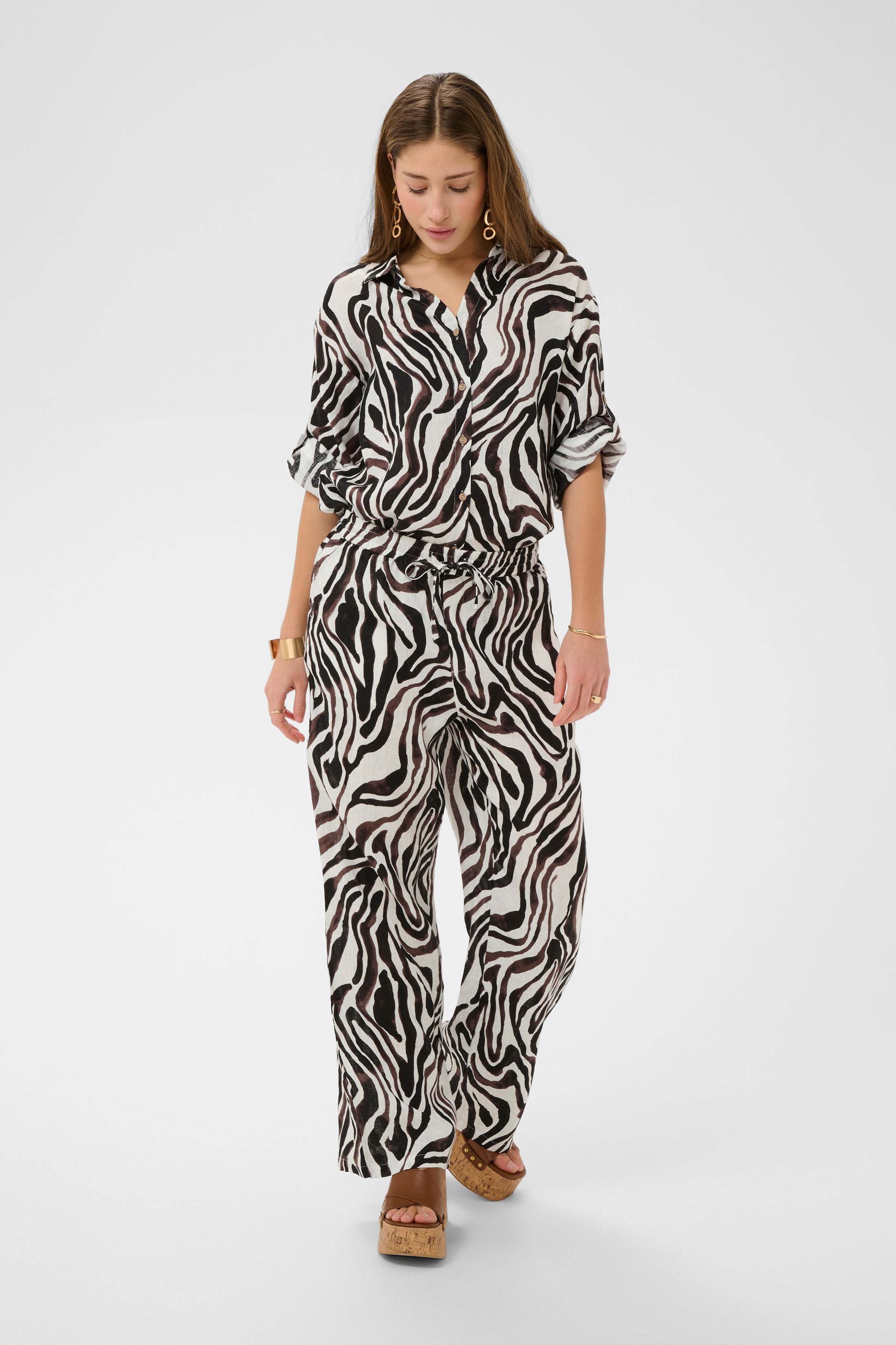 Bellis Linen Buxur