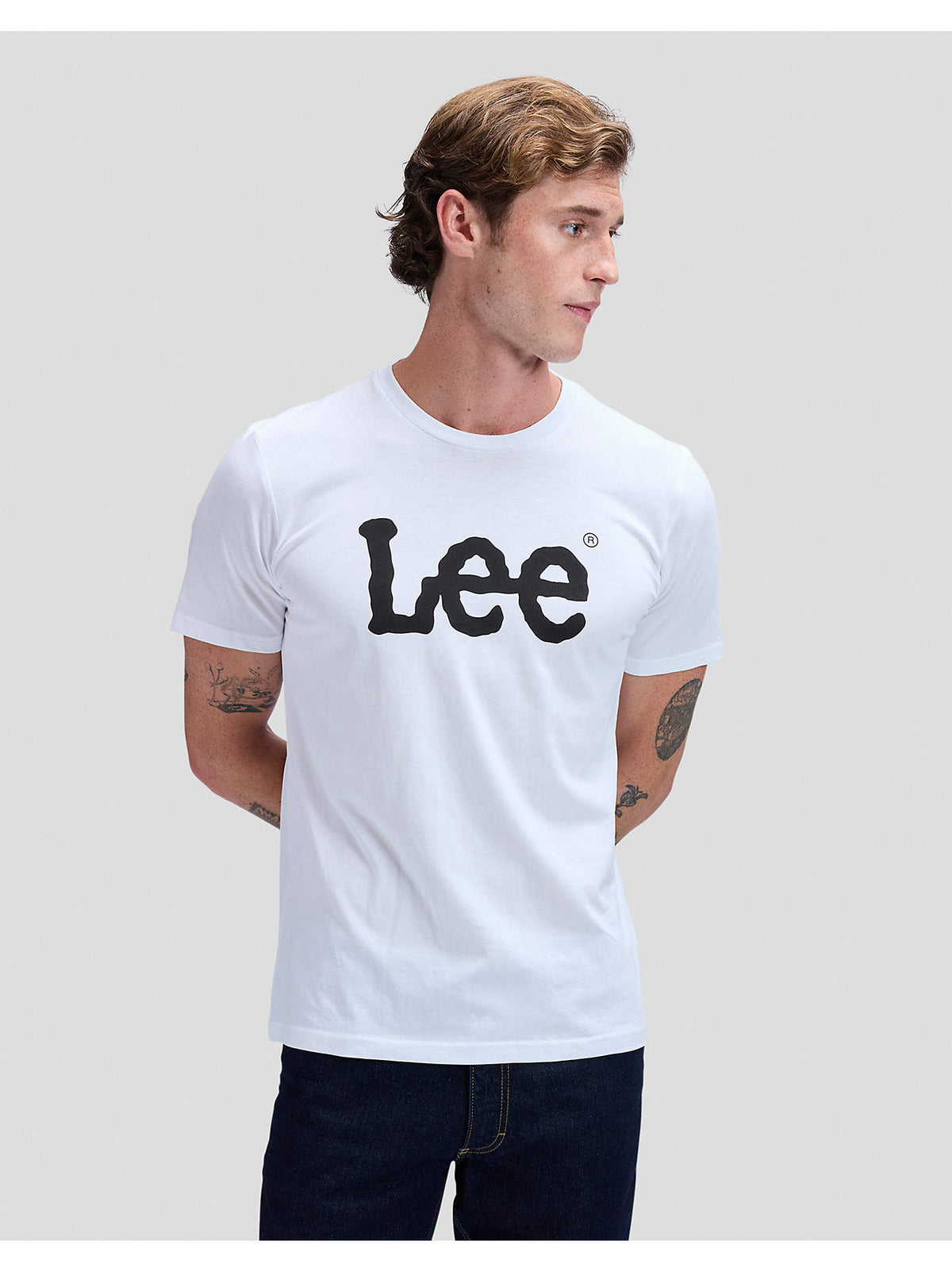Lee Wobbly Logo Bolur, Hvítur