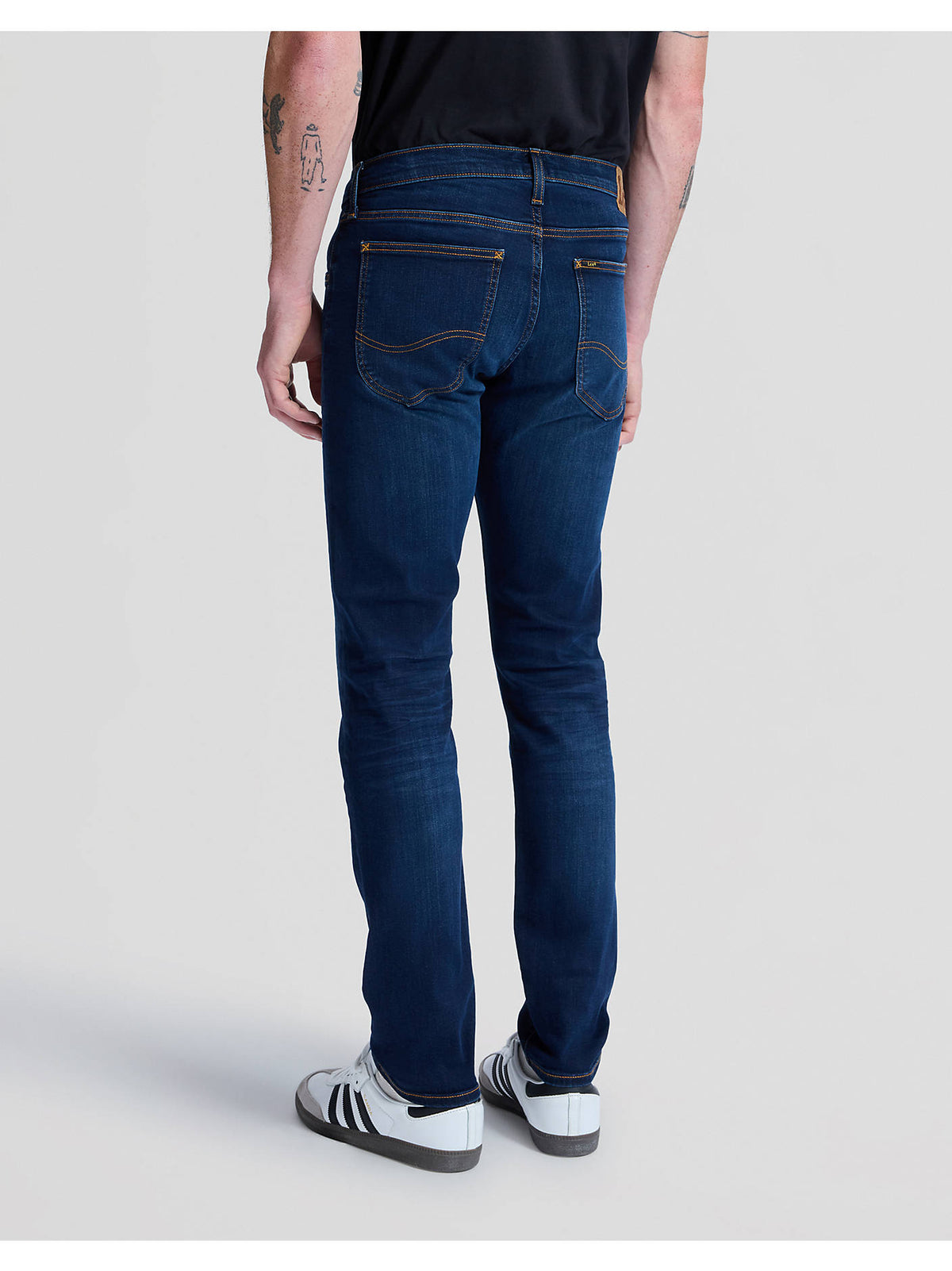 Lee Gallabuxur Luke Slim Tapered, True Authentic, aftan