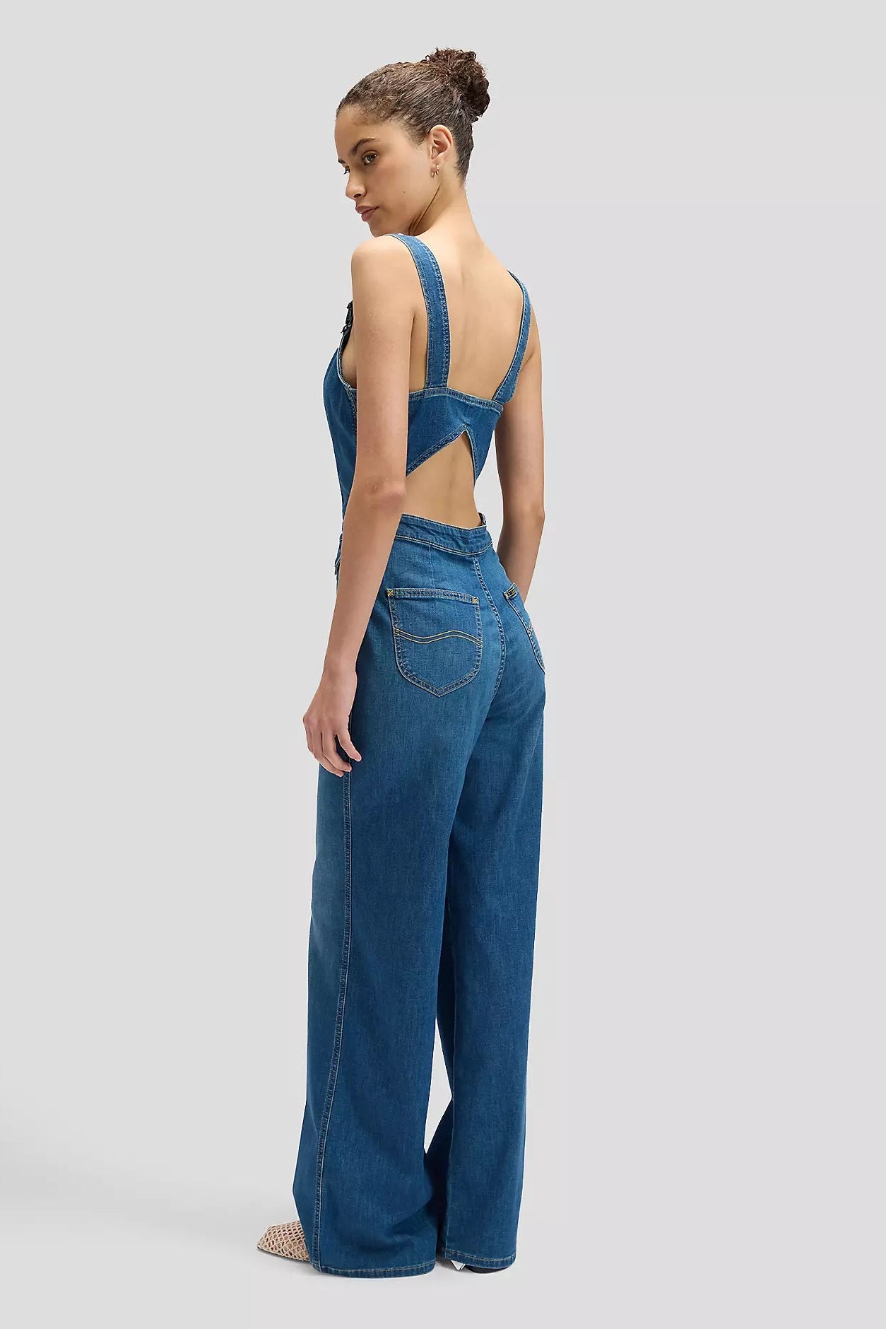 CUT OUT JUMPSUIT BLUE ARROW Gallasamfestingur