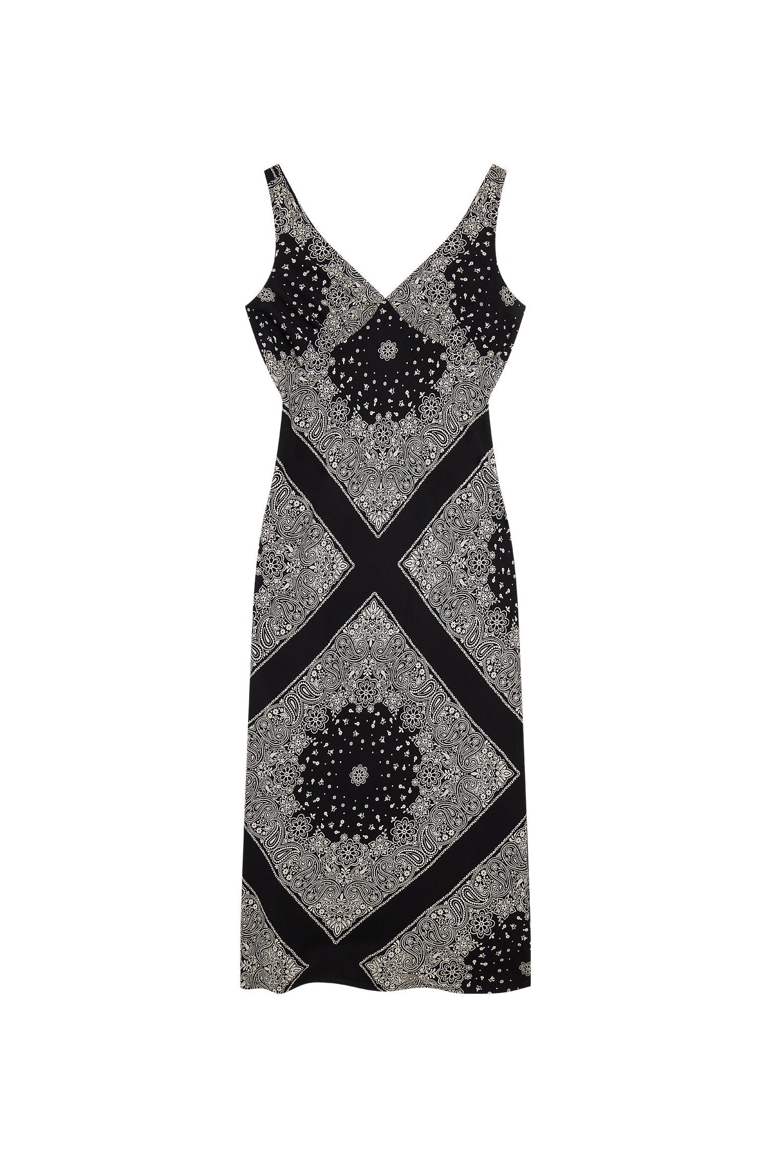 BIAS SLIP DRESS FADED BLACK Kjóll