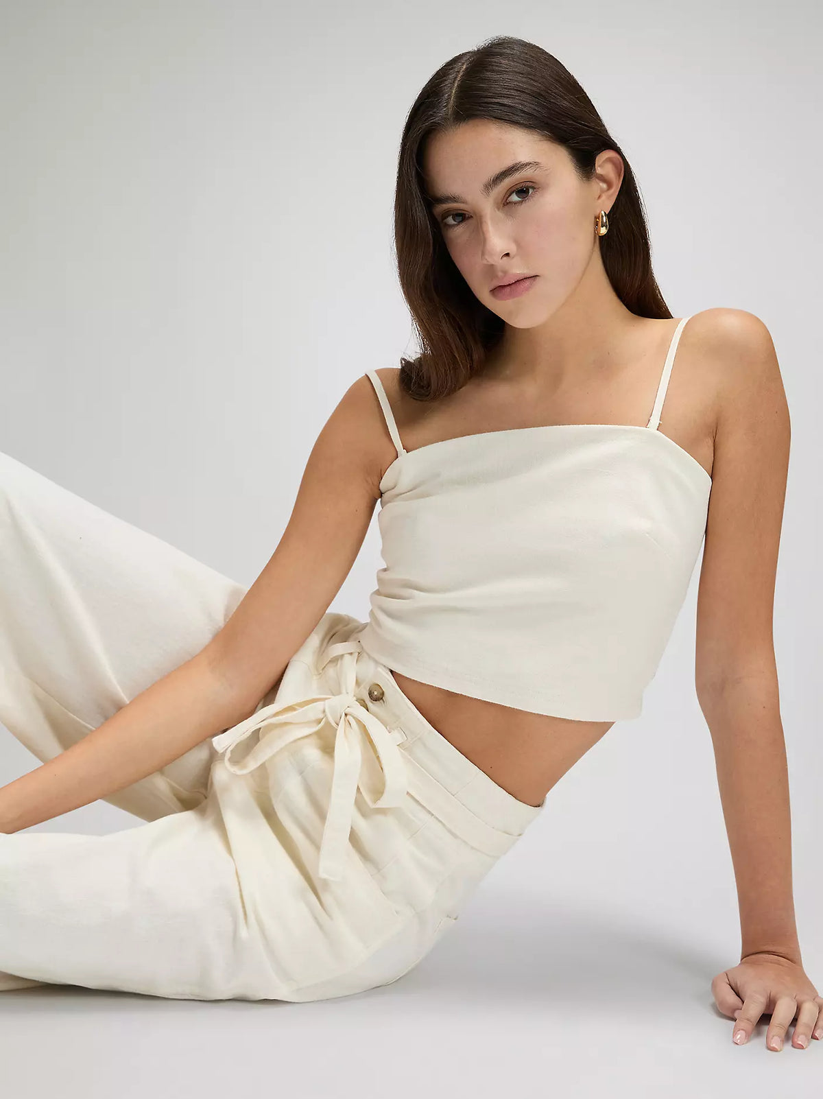 STRAPPY TANK NATURAL Toppur