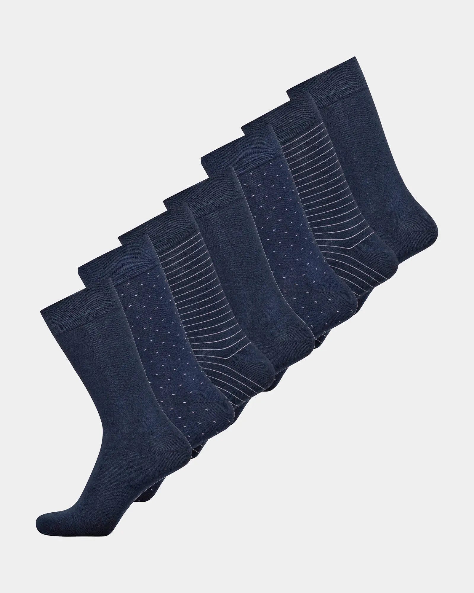 JBS socks bamboo 7 pairs box (Navy)