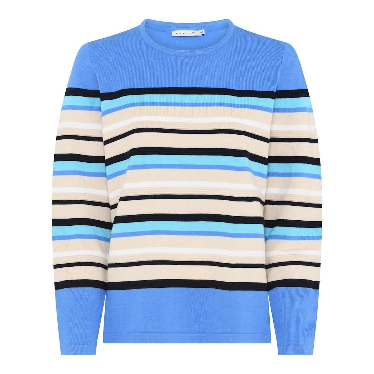 Micha EcoVero Spring Stripe prjónapeysa 180-175