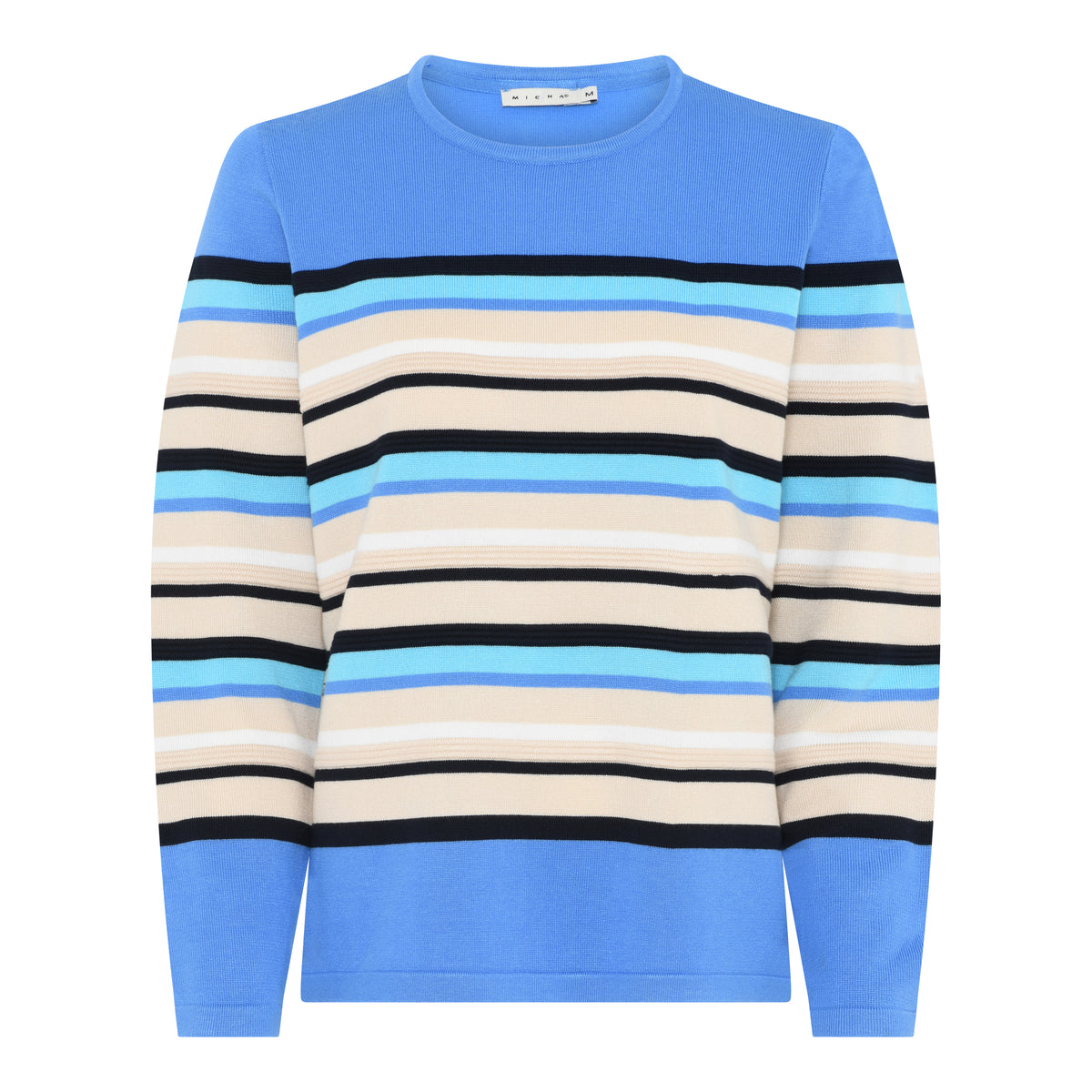 Micha EcoVero Spring Stripe prjónapeysa 180-175