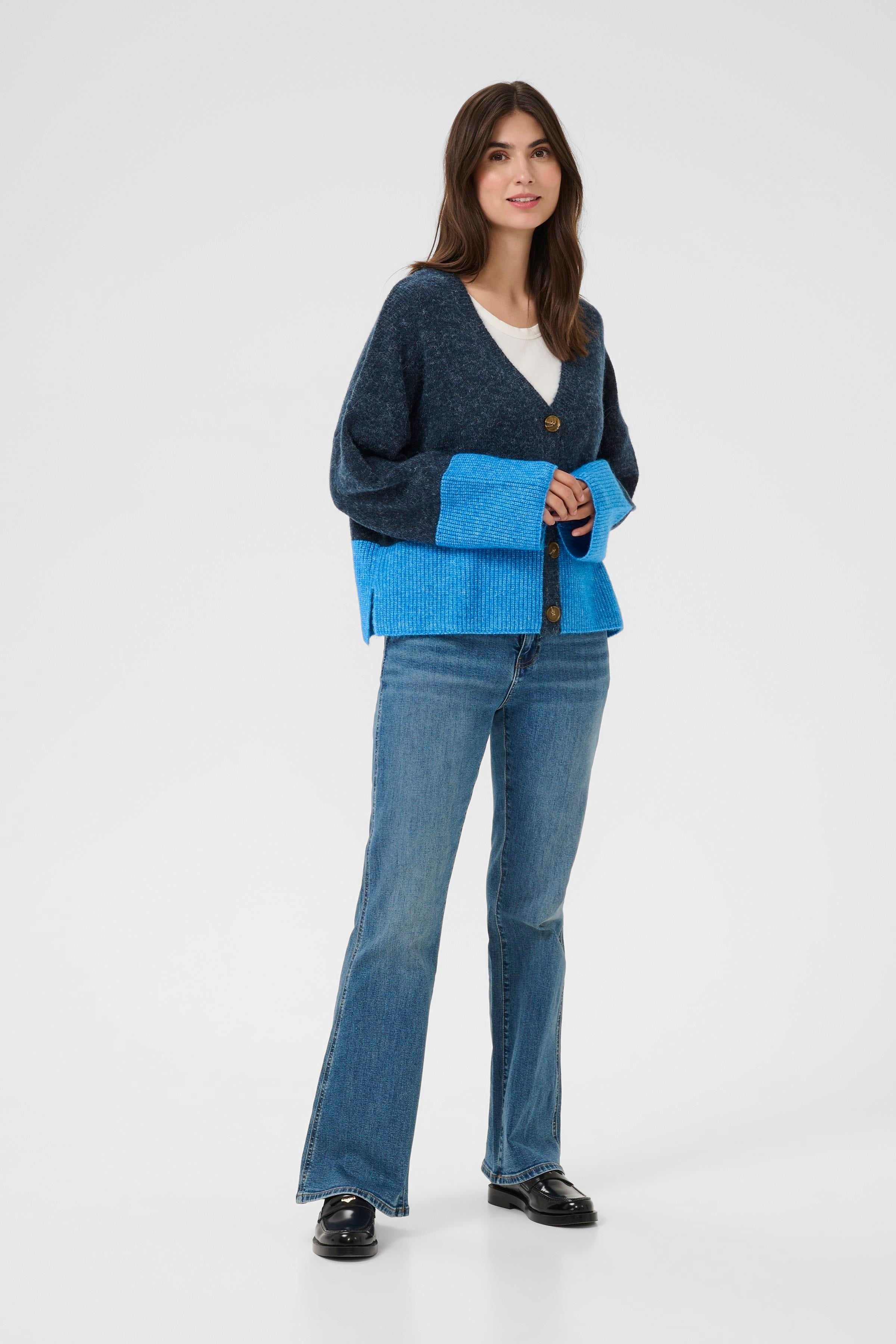 CUnicky Kimmy Cardigan-Dress Blues/Victoria Blue
