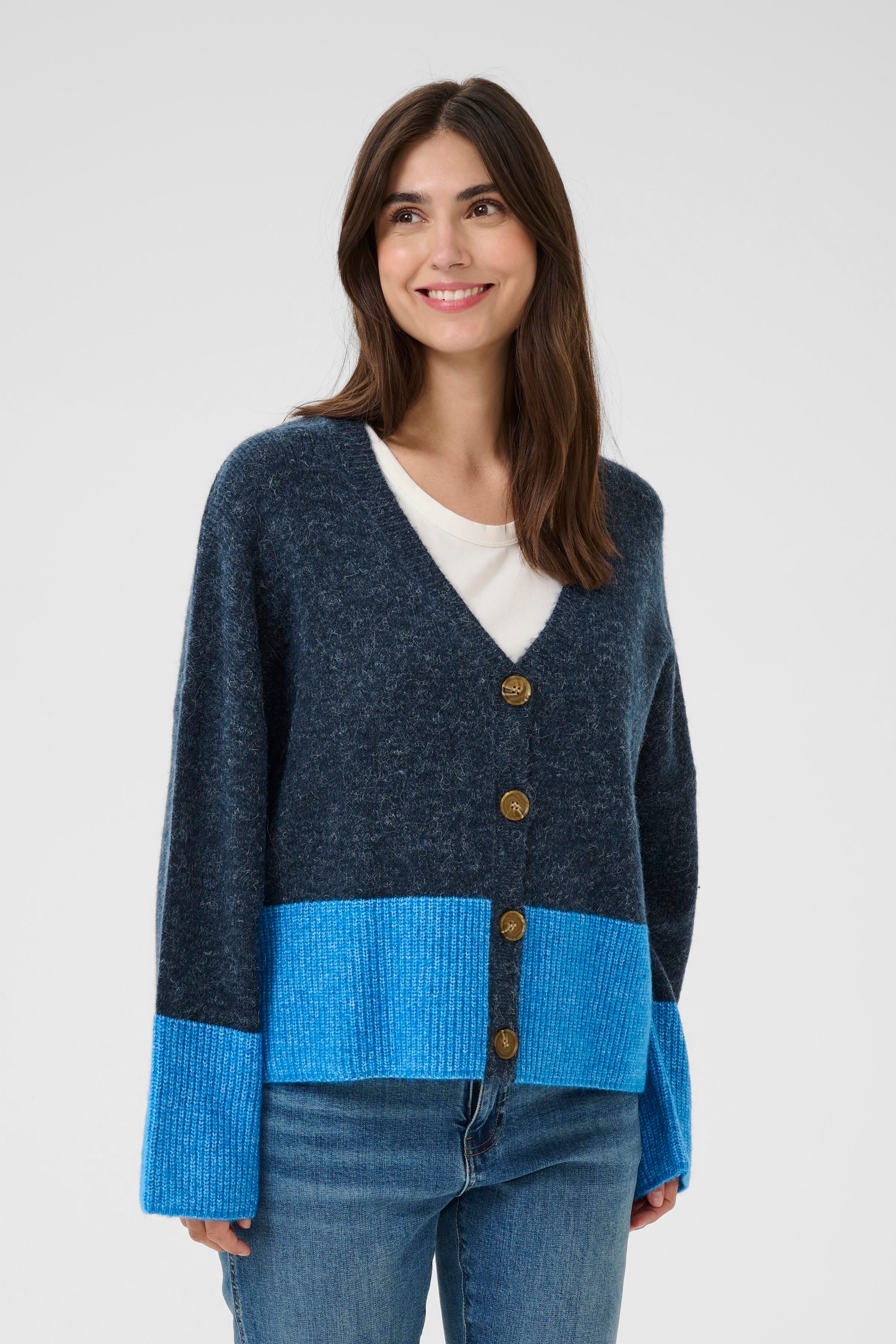 CUnicky Kimmy Cardigan-Dress Blues/Victoria Blue