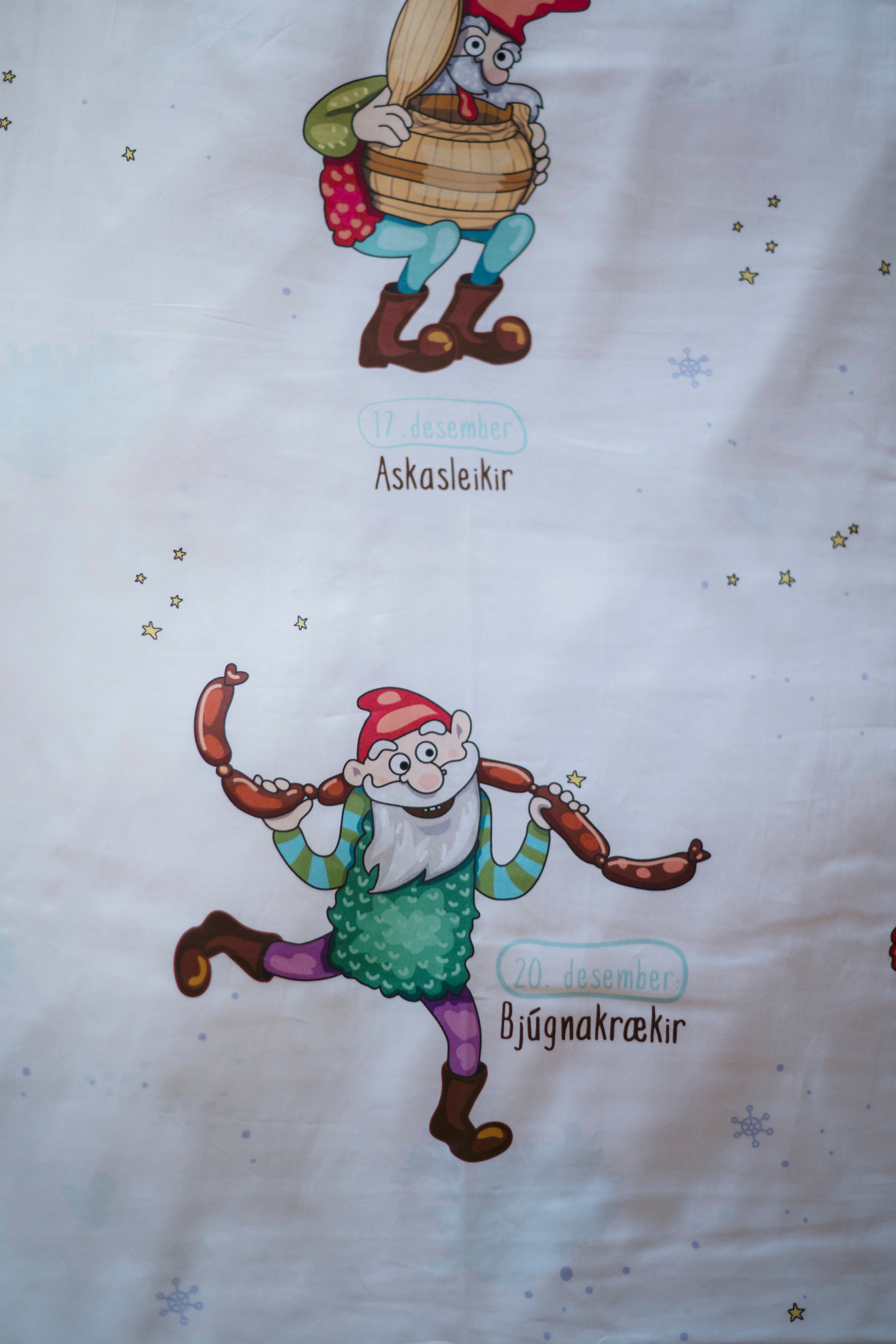 Jólarúmföt - Jólasveinar 140x200+50x70